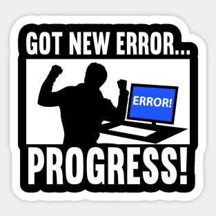 New Error Developer Programmer Sticker